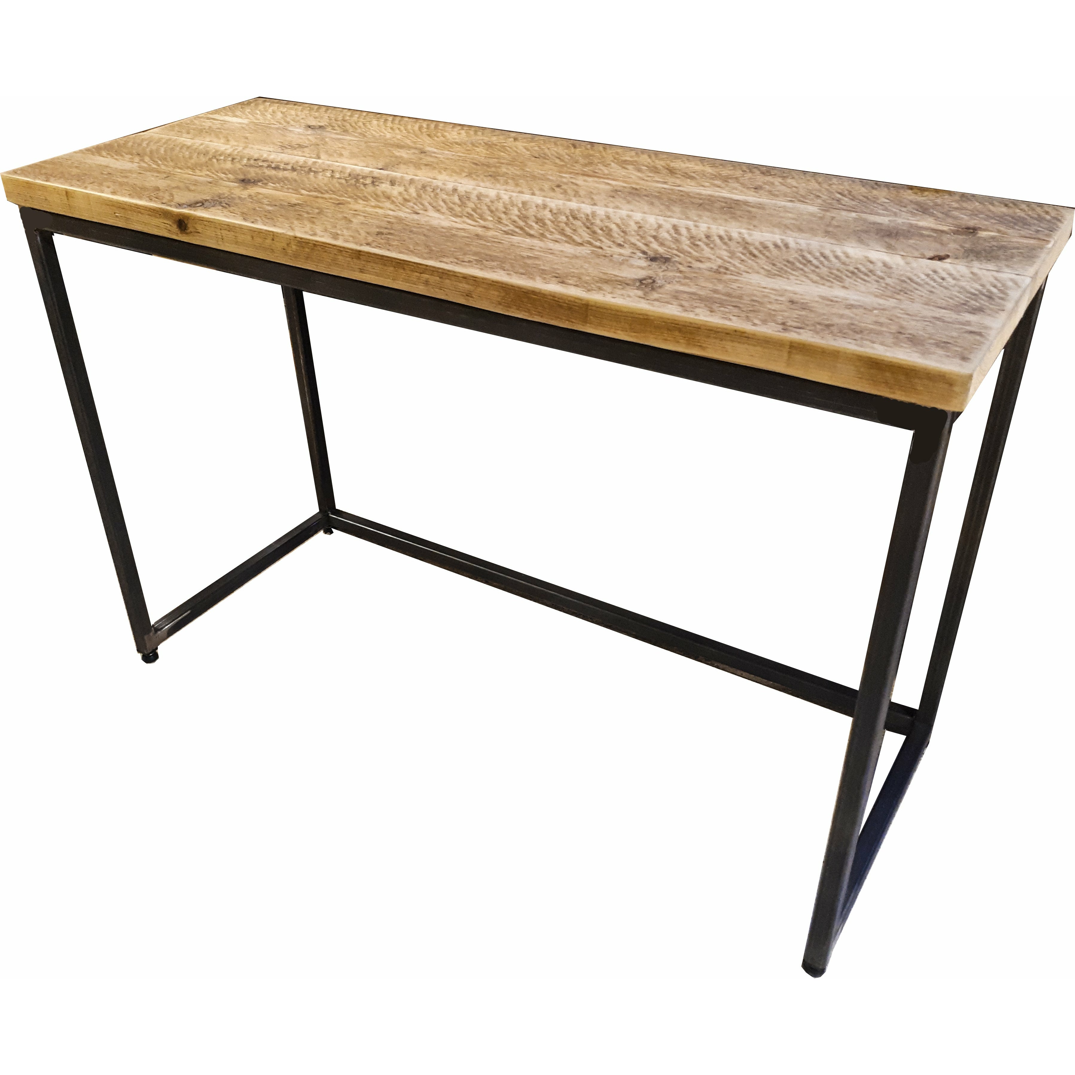 Rustic Desk With A Frame Legs WFH Industrial Desk Scaffold Boards